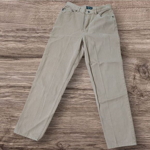 Ralph Lauren Tan Mom High Rise Jeans - Picture 1 of 4